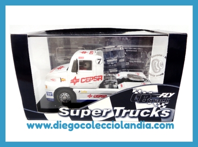 SISU SL 250 " EDICIÓN ESPECIAL CEPSA " DE FLY CAR MODEL / GB TRACK REF/ 08035 / TRUCK 12 . TODOS LOS COCHES Y CAMIONES DE LA WEB, SON COMPATIBLES CON CIRCUITOS SCALEXTRIC , SUPERSLOT , NINCO Y CARRERA..... www.diegocolecciolandia.com . Tienda Scalextric Slot Madrid España . Slot Cars Shop Madrid Spain . Scalextric Store Madrid Spain . 