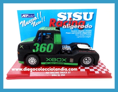 SISU  SL 250 " FLY RACING TRUCK 07 " DE FLY CAR MODEL / GB TRACK REF/ 08049 . TODOS LOS COCHES Y CAMIONES DE SLOT DE LA WEB, SON COMPATIBLES CON CIRCUITOS SCALEXTRIC,  SUPERSLOT, NINCO Y CARRERA..... www.diegocolecciolandia.com . Slot Cars Shop Madrid Spain . Tienda Slot Scalextric Madrid España . Scalextric Store Madrid Spain .