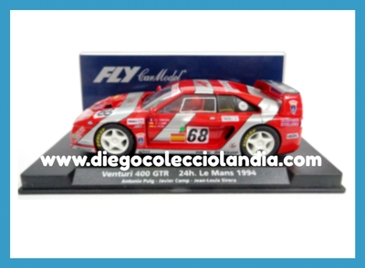 VENTURI 400 GTR " 24H. LE MANS 1994 " DE FLY CAR MODEL REF/ 88272 . TODOS LOS COCHES DE LA WEB, SON COMPATIBLES CON CIRCUITOS SCALEXTRIC, SUPERSLOT, NINCO Y CARRERA.... www.diegocolecciolandia.com . Tienda Slot Scalextric Madrid España . Slot Cars Shop Madrid Spain .