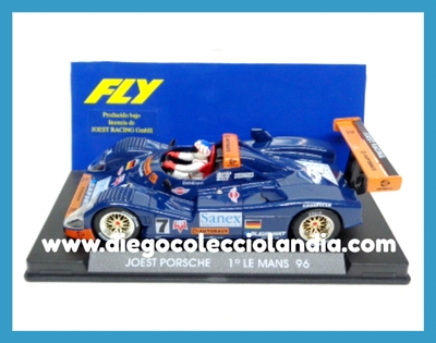JOEST PORSCHE "1º LE MANS 1996 " DE FLY CAR MODEL REf / A41 . TODOS LOS COCHES DE LA WEB, SON COMPATIBLES CON CIRCUITOS SCALEXTRIC, SUPERSLOT, NINCO Y CARRERA... www.diegocolecciolandia.com . Tienda Scalextric Slot Madrid España . Slot Cars Shop Madrid Spain . Fly Car Model Store .
