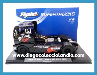 MAN TR 1400 " MISANO FIA ETRC 2012 " DE FLYSLOT REF/ 203104 . TODOS LOS COCHES Y CAMIONES DE LA WEB, SON COMPATIBLES CON CIRCUITOS SCALEXTRIC , SUPERSLOT , NINCO Y CARRERA..... www.diegocolecciolandia.com . Tienda Scalextric Slot Madrid España . Slot Cars Shop Madrid Spain . Scalextric Store Madrid Spain .  