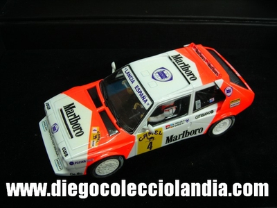 Lancia Delta S4 " Rally Race 1988 " de Maralic Ref/ CB1188. Edición Limitada y Numerada de 25 unidades.
Coche de Slot realizado en resina. TODOS LOS COCHES DE SLOT DE LA WEB, SON COMPATIBLES CON CIRCUITOS SCALEXTRIC, SUPERSLOT, NINCO Y CARRERA......................... www.diegocolecciolandia.com . Tienda Slot, Scalextric Madrid, España. Slot Cars Shop Spain.
