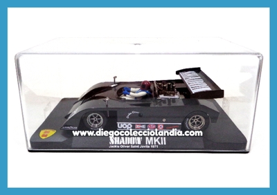 SHADOW MKII " JACKIE OLIVER / SAINT JOVITE 1971 " DE MG VANQUISH REF/ CA32 . TODOS LOS COCHES DE LA WEB, SON COMPATIBLES CON CIRCUITOS SCALEXTRIC, SUPERSLOT, NINCO Y CARRERA..  www.diegocolecciolandia.com . Tienda Scalextric Madrid . Tienda Slot España . Scalextric Store Spain . Scalextric Shop Spain .
