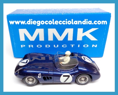 ASTON MARTIN DBR1 " LE MANS 1960 " DE MMK REF / MMK 04 . COCHE DE RESINA . TODOS LOS COCHES DE LA WEB SON, COMPATIBLES CON CIRCUITOS SCALEXTRIC, SUPERSLOT, NINCO Y CARRERA.....  www.diegocolecciolandia.com . Tienda scalextric Slot Madrid España . Slot Cars Shop Madrid Spain  