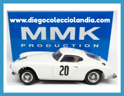 FERRARI 250 LWB #20 " LE MANS 1959 " DE MMK REF / MMK 34 . COCHE DE RESINA . TODOS LOS COCHES DE LA WEB SON, COMPATIBLES CON CIRCUITOS SCALEXTRIC, SUPERSLOT, NINCO Y CARRERA.....  www.diegocolecciolandia.com . Tienda scalextric Slot Madrid España . Slot Cars Shop Madrid Spain  