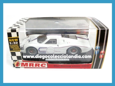 FORD GT40 MKIV P-CAR 1967 DE MRRC REF / MC0035 . TODOS LOS COCHES DE LA WEB, SON COMPATIBLES CON CIRCUITOS SCALEXTRIC, SUPERSLOT, NINCO Y CARRERA..... www.diegocolecciolandia.com . Tienda Slot Scalextric Madrid España . Slot Cars Shop Madrid Spain .
