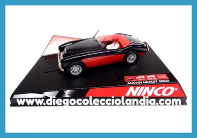 AUSTIN HEALEY MK III ROADSTER DE NINCO REF / 50264 . TODOS LOS COCHES DE LA WEB, SON COMPATIBLES CON CIRCUITOS SCALEXTRIC, SUPERSLOT, NINCO Y CARRERA.... www.diegocolecciolandia.com . Tienda Scalextric Slot Madrid España . Slot Cars Shop Madrid Spain . Coches Ninco en Madrid . Scalextric Store .