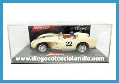 FERRARI 250 TR " LE MANS 1958 " DE NINCO REF / 50221 . TODOS LOS COCHES DE LA WEB, SON COMPATIBLES CON CIRCUITOS SCALEXTRIC, SUPERSLOT, NINCO Y CARRERA... www.diegocolecciolandia.com . Tienda Slot Scalextric Madrid España . Slot Cars Shop Madrid Spain .