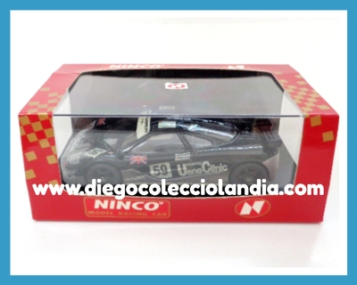McLAREN F1 GTR #59 " LE MANS 1995 " DE NINCO REF / 50129 . TODOS LOS COCHES DE LA WEB, SON COMPATIBLES CON CIRCUITOS SCALEXTRIC, SUPERSLOT, NINCO Y CARRERA.... www.diegocolecciolandia.com . Tienda Slot Scalextric Madrid España . Slot Cars Shop Madrid Spain.