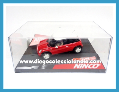MINI COOPER " RED " DE NINCO REF / 50275 . TODOS LOS COCHES DE SLOT DE LA WEB, SON COMPATIBLES CON CIRCUITOS SCALEXTRIC, SUPERSLOT, NINCO Y CARRERA............ www.diegocolecciolandia.com . Tienda Slot, Scalextric Madrid, España. Slot Cars Shop Spain.