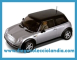 MINI COOPER " SILVER " DE NINCO REF / 50278 . TODOS LOS COCHES DE SLOT DE LA WEB, SON COMPATIBLES CON CIRCUITOS SCALEXTRIC, SUPERSLOT, NINCO Y CARRERA............ WWW.DIEGOCOLECCIOLANDIA.COM . TIENDA SLOT, SCALEXTRIC MADRID, ESPAÑA. SLOT CARS SHOP SPAIN.