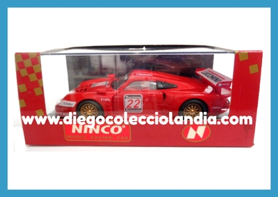 PORSCHE 911 GT1 #22 " BMS " DE NINCO REF/ 50154 . TODOS LOS COCHES DE LA WEB, SON COMPATIBLES CON CIRCUITOS SCALEXTRIC, NINCO, SUPERSLOT Y CARRERA....  www.diegocolecciolandia.com . Slot Cars Shop Madrid Spain. Tienda Slot Scalextric Madrid España .