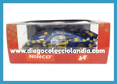 PORSCHE 911 GT1 " BLUE CORAL" DE NINCO REF/ 50175. COCHE USADO, EN PERFECTO ESTADO, IMPECABLE Y CON SU CAJA ORIGINAL TODOS LOS COCHES DE LA WEB, SON COMPATIBLES CON CIRCUITOS SCALEXTRIC, SUPERSLOT, NINCO Y CARRERA... www.diegocolecciolandia.com . Tienda Slot Scalextric Madrid España . Slot Cars Shop Madrid Spain .
