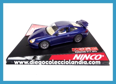 PORSCHE 911 GT3 " ROAD CAR BLUE " DE NINCO REF/ 50234 . TODOS LOS COCHES DE LA WEB, SON COMPATIBLES CON CIRCUITOS SCALEXTRIC, NINCO, SUPERSLOT Y CARRERA..... www.diegocolecciolandia.com . Tienda Slot Scalextric Madrid España . Slot Cars Shop Madrid Spain . Ninco Store .