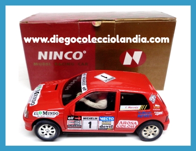 RENAULT CLIO 16V " XXV COPA NACIONAL 1993 / ROJO " DE NINCO REF/ 50102 .TODOS LOS COCHES DE LA WEB, SON COMPATIBLES CON CIRCUITOS SCALEXTRIC, SUPERSLOT, NINCO Y CARRERA...  www.diegocolecciolandia.com . Tienda Scalextric Madrid . Tienda Slot España . Scalextric Store Spain . Scalextric Shop Spain .
