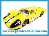 FORD MK IV " WINNER 12H. SEBRING 1967 " DE NSR REF / 1022 .TODOS LOS COCHES DE LA WEB, SON COMPATIBLES CON CIRCUITOS SCALEXTRIC, SUPERSLOT, NINCO Y CARRERA... WWW.DIEGOCOLECCIOLANDIA.COM . TIENDA SLOT SCALEXTRIC MADRID ESPAÑA . SLOT CARS SHOP MADRID . SCALEXTRIC SHOP SPAIN . SCALEXTRIC STORE SPAIN .