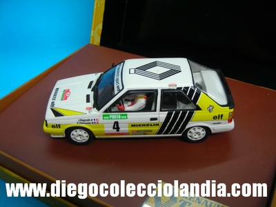 Renault 11 Turbo #4 " Rally Portugal 1987 " de Octane Ref/ OC-03. Coche realizado en resina. Edición Limitada y Numerada  de 300 unidades. TODOS LOS COCHES DE SLOT DE LA WEB, SON COMPATIBLES CON CIRCUITOS SCALEXTRIC, SUPERSLOT, NINCO Y CARRERA........................... www.diegocolecciolandia.com . Slot Cars Shop Madrid, Spain. Tienda Slot, Scalextric Madrid, España.