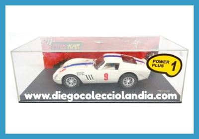 FERRARI 250 GTO " LAGUNA SECA 1963 " DE PINK KAR REF/ CV 040 .TODOS LOS COCHES DE LA WEB, SON COMPATIBLES CON CIRCUITOS SCALEXTRIC, SUPERSLOT, NINCO Y CARRERA..... www.diegocolecciolandia.com . Tienda Scalextric Madrid España . Slot Cars Shop Madrid Spain .