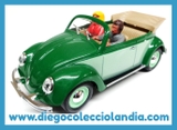 VW BEETLE CABRIO " VERDE " DE PINK KAR REF/ CV 028 . TODOS LOS COCHES DE LA WEB, SON COMPATIBLES CON CIRCUITOS SCALEXTRIC, SUPERSLOT, NINCO Y CARRERA..... WWW.DIEGOCOLECCIOLANDIA.COM . TIENDA SCALEXTRIC MADRID ESPAÑA . SLOT CARS SHOP MADRID SPAIN . SCALEXTRIC STORE SPAIN .