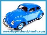 VW BEETLE " AZUL" DE PINK KAR REF/ CV 038 . TODOS LOS COCHES DE LA WEB, SON COMPATIBLES CON CIRCUITOS SCALEXTRIC, SUPERSLOT, NINCO Y CARRERA... WWW.DIEGOCOLECCIOLANDIA.COM . TIENDA SCALEXTRIC MADRID ESPAÑA . SLOT CARS SHOP MADRID SPAIN . SCALEXTRIC STORE SPAIN .