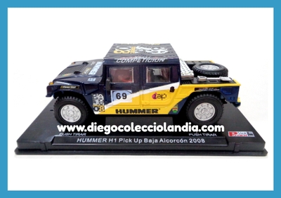 HUMMER H1 PICK UP " BAJA ALCORCÓN 2008 " DE POWER SLOT REF/ 86208 . EDICIÓN LIMITADA Y NUMERADA .TODOS LOS COCHES DE LA WEB, SON COMPATIBLES CON CIRCUITOS SCALEXTRIC, SUPERSLOT, NINCO Y CARRERA... www.diegocolecciolandia.com . Tienda Scalextric Madrid  .Tienda Slot España . Slot Cars Shop Madrid Spain . Scalextric Store Spain .