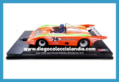 LOLA T-298 " JEAN CLAUDE / SUBIDA A MONTSERRAT 1979 " DE POWER SLOT REF/ 86964 . EDICIÓN LIMITADA Y NUMERADA .TODOS LOS COCHES DE LA WEB, SON COMPATIBLES CON CIRCUITOS SCALEXTRIC, SUPERSLOT, NINCO Y CARRERA... www.diegocolecciolandia.com . Tienda Slot Scalextric Madrid España. Slot Cars Shop Madrid Spain. Scalextric Store Spain .