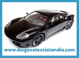 FERRARI 360 MODENA " NEGRO / LLANTAS NEGRAS " DE PROSLOT REF / PS 1056 . TODOS LOS COCHES DE LA WEB, SON COMPATIBLES CON CIRCUITOS SCALEXTRIC, SUPERSLOT, NINCO Y CARRERA.... WWW.DIEGOCOLECCIOLANDIA.COM . TIENDA SCALEXTRIC SLOT MADRID ESPAÑA . SLOT CARS SHOP MADRID SPAIN . SCALEXTRIC STORE MADRID SPAIN .