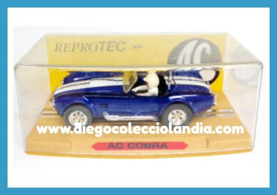 COBRA 427 SHELBY DE REPROTEC REF/ RT1962 . TODOS LOS COCHES DE SLOT DE LA WEB, SON COMPATIBLES CON CIRCUITOS SCALEXTRIC, SUPERSLOT, NINCO Y CARRERA............  www.diegocolecciolandia.com . Tienda Scalextric Slot Madrid España . Slot Cars Shop Spain .