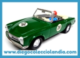 MERCEDES 250 SL " VERDE " DE REPROTEC / EXINMEX  REF/ 5532VE-SC . REPLICA DE EXINMEX FABRICADA EN BUTIRATO .TODOS LOS COCHES DE LA WEB, SON COMPATIBLES CON CIRCUITOS SCALEXTRIC, SUPERSLOT, NINCO Y CARRERA..... WWW.DIEGOCOLECCIOLANDIA.COM . TIENDA SCALEXTRIC MADRID . TIENDA SLOT MADRID . SLOT CARS SHOP MADRID SPAIN . SCALEXTRIC STORE SPAIN .