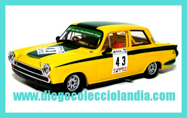LOTUS CORTINA " ARMIN LORCH " DE REVELL REF/ 08329 . TODOS LOS COCHES DE SLOT DE LA WEB, SON COMPATIBLES CON CIRCUITOS SCALEXTRIC, SUPERSLOT, NINCO Y CARRERA............... www.diegocolecciolandia.com . Tienda Scalextric Madrid españa . Slot Cars Shop Spain.