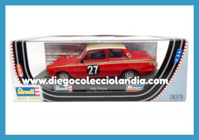 LOTUS CORTINA " ALAN-MAN-RACING " DE REVELL REF/ 08379 . TODOS LOS COCHES DE LA WEB, SON COMPATIBLES CON CIRCUITOS SCALEXTRIC, SUPERSLOT, NINCO Y CARRERA... www.diegocolecciolandia.com . Tienda Scalextric Slot Madrid España . Slot Cars Shop Madrid Spain .
