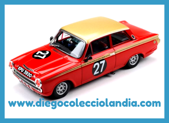 LOTUS CORTINA " ALAN-MAN-RACING " DE REVELL REF/ 08379 . TODOS LOS COCHES DE LA WEB, SON COMPATIBLES CON CIRCUITOS SCALEXTRIC, SUPERSLOT, NINCO Y CARRERA... www.diegocolecciolandia.com . Tienda Scalextric Slot Madrid España . Slot Cars Shop Madrid Spain .