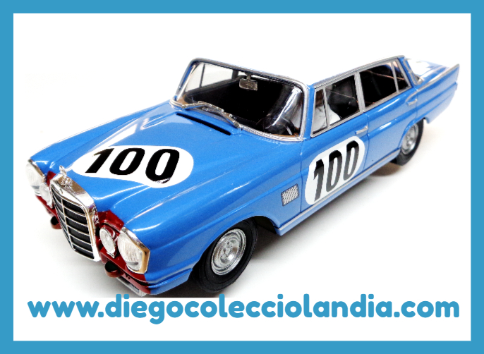 MERCEDES BENZ 300 SE #100 " SPA 1964 " DE REVELL REF/ 08324 . TODOS LOS COCHES DE LA WEB, SON COMPATIBLES CON CIRCUITOS SCALEXTRIC, SUPERSLOT, NINCO Y CARRERA..... www.diegocolecciolandia.com . Tienda Slot Scalextric Madrid España . Slot Cars Shop Madrid Spain . Scalextric Store .
