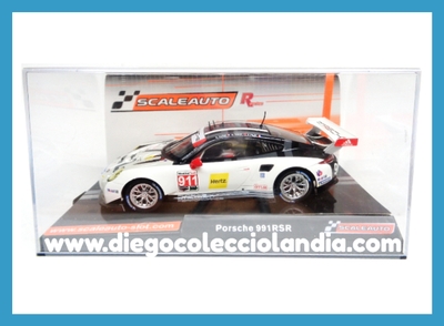 PORSCHE 991 RSR #911 " 12H. SEBRING 2016 "  DE SCALEAUTO REF/ SC-6151R . MOTOR R .TODOS LOS COCHES DE SLOT DE LA WEB, SON COMPATIBLES CON CIRCUITOS SCALEXTRIC, SUPERSLOT, NINCO Y CARRERA........  www.diegocolecciolandia.com  . Tienda Scalextric Slot Madrid España . Slot Cars Shop Madrid Spain .