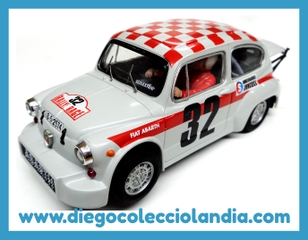 FIAT ABARTH 1000 TC " RALLYE RACE 1967 " DE SCALEXTRIC / PLANETA .  COCHE NUEVO A ESTRENAR SIN CAJA . ( LOS COCHES DE SCALEXTRIC / PLANETA Y ALTAYA, NO SE VENDIERON, EN SU MOMENTO, CON CAJA ) . TODOS LOS COCHES DE LA WEB, SON COMPATIBLES CON CIRCUITOS SCALEXTRIC, SUPERSLOT, NINCO Y CARRERA... WWW.DIEGOCOLECCIOLANDIA.COM . TIENDA SCALEXTRIC MADRID ESPAÑA