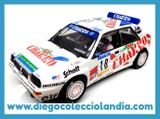 LANCIA HF INTEGRALE " RALLY COSTA BRAVA 1992 / CHUS PURAS " DE SCALEXTRIC / PLANETA . COCHE NUEVO A ESTRENAR SIN CAJA ( LOS COCHES DE SCALEXTRIC / PLANETA Y ALTAYA, NO SE VENDIERON, EN SU MOMENTO, CON CAJA ) . TODOS LOS COCHES DE LA WEB, SON COMPATIBLES CON CIRCUITOS SCALEXTRIC, SUPERSLOT, NINCO Y CARRERA...  WWW.DIEGOCOLECCIOLANDIA.COM . TIENDA SCALEXTRIC MADRID ESPAÑA . TIENDA SLOT ESPAÑA . 