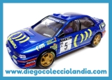 SUBARU IMPREZA " RALLY DE CATALUÑA 1995 / CARLOS SAINZ " DE SCALEXTRIC / ALTAYA . COCHE NUEVO A ESTRENAR SIN CAJA . ( LOS COCHES DE SCALEXTRIC / PLANETA Y ALTAYA, NO SE VENDIERON, EN SU MOMENTO, CON CAJA ) . TODOS LOS COCHES DE LA WEB, SON COMPATIBLES CON CIRCUITOS SCALEXTRIC, NINCO, SUPERSLOT Y CARRERA. WWW.DIEGOCOLECCIOLANDIA.COM . TIENDA SCALEXTRIC MADRID ESPAÑA . 