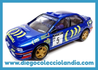 SUBARU IMPREZA " RALLY DE CATALUÑA 1995 / CARLOS SAINZ " DE SCALEXTRIC / ALTAYA . COCHE NUEVO A ESTRENAR SIN CAJA . ( LOS COCHES DE SCALEXTRIC / PLANETA Y ALTAYA, NO SE VENDIERON, EN SU MOMENTO, CON CAJA ) . TODOS LOS COCHES DE LA WEB, SON COMPATIBLES CON CIRCUITOS SCALEXTRIC, NINCO, SUPERSLOT Y CARRERA. WWW.DIEGOCOLECCIOLANDIA.COM . TIENDA SCALEXTRIC MADRID ESPAÑA . 