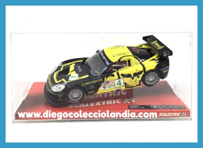 CHEVROLET CORVETTE C6R " JAKE " DE SCALEXTRIC REF/ 6489 .TODOS LOS COCHES DE LA WEB, SON COMPATIBLES CON CIRCUITOS SCALEXTRIC, SUPERSLOT, NINCO Y CARRERA..... www.diegocolecciolandia.com . Tienda Scalextric Madrid España. Slot Cars Shop Madrid Spain . Scalextric Store Madrid .