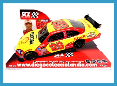 CHEVROLET IMPALA SS #29 " HARVICK " DE SCALEXTRIC / SCX REF/ 63380 . TODOS LOS COCHES DE LA WEB, SON COMPATIBLES CON CIRCUITOS SCALEXTRIC, SUPERSLOT, NINCO Y CARRERA.... www.diegocolecciolandia.com . Tienda Scalextric Madrid España . Slot Cars Shop Madrid Spain . Scalextric Store Spain .