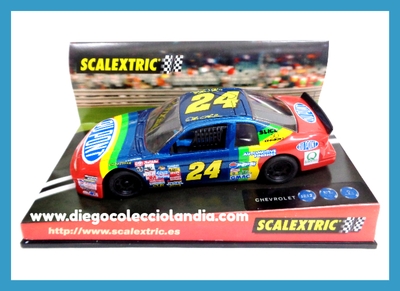 CHEVROLET NASCAR " DU PONT " DE SCALEXTRIC REF / 6020 . TODOS LOS COCHES DE LA WEB, SON COMPATIBLES CON CIRCUITOS SCALEXTRIC, SUPERSLOT, NINCO Y CARRERA...  www.diegocolecciolandia.com  . Tienda Scalextric Madrid. Tienda Slot Madrid . Tienda Scalextric España . Tienda Slot España .