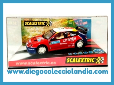 CITROËN XSARA T4 WRC " RALLYE SUECIA 2004 / C.SAINZ " DE SCALEXTRIC REF/ 6151 . TODOS LOS COCHES DE LA WEB, SON COMPATIBLES CON CIRCUITOS SCALEXTRIC, SUPERSLOT, NINCO Y CARRERA... www.diegocolecciolandia.com . Tienda Scalextric Madrid España . Slot Cars Shop Madrid Spain .