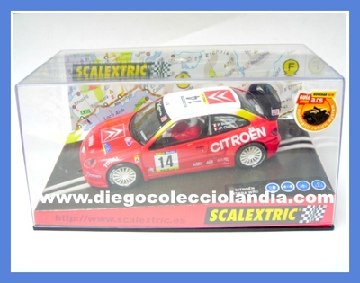 CITRÖEN XSARA WRC 2001 DE SCALEXTRIC REF/ 6074 .TODOS LOS COCHES DE SLOT DE LA WEB, SON COMPATIBLES CON CIRCUITOS SCALEXTRIC, SUPERSLOT, NINCO Y CARRERA......................... www.diegocolecciolandia.com . Slot Cars Shop Spain. Tienda Slot, Scalextric Madrid, España..