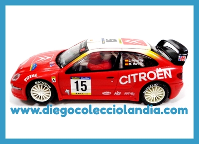 CITROËN XSARA WRC " COSTA BRAVA 2001 / PURAS "  DE SCALEXTRIC REF / 6077 . COCHE NUEVO A ESTRENAR SIB CAJA . TODOS LOS COCHES DE LA WEB, SON COMPATIBLES CON CIRCUITOS SCALEXTRIC, SUPERSLOT, NINCO Y CARRERA.... www.diegocolecciolandia.com . Tienda Scalextric Madrid España . Slot Cars Shop Madrid Spain .