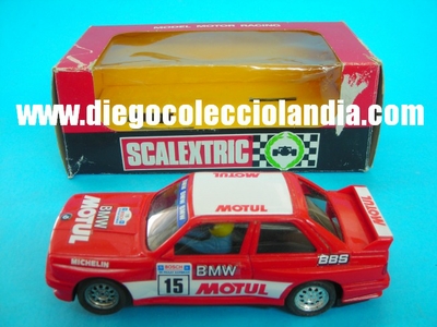 BMW M3 "Motul" de EXIN / SCALEXTRIC REf/ 4092. Referencia comercializada por EXIN en 1989. Coche en perfecto estado,nuevo y con su caja original.