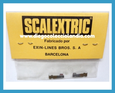 ESCOBILLAS MOTOR DE SCALEXTRIC / EXIN REF / 5159 . DOS UNIDADES . BLISTER TOTALMENTE NUEVO SIN ABRIR .  www.diegocolecciolandia.com . Tienda Scalextric Madrid . Tienda Slot Madrid . Recambios, repuestos y accesorios Scalextric Exin .