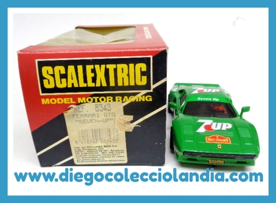 FERRARI GTO " SEVEN UP / COORDINADORA ESCUDERÍAS SCALEXTRIC " DE SCALEXTRIC / EXIN REF/ 8343 . COCHE TOTALMENTE NUEVO A ESTRENAR Y CON SU CAJA ORIGINAL . TODOS LOS COCHES DE LA WEB, SON COMPATIBLES CON CIRCUITOS SCALEXTRIC, SUPERSLOT, NINCO Y CARRERA.... www.diegocolecciolandia.com . Tienda Scalextric Slot Madrid España . Slot Cars Shop Madrid Spain . Scalextric Shop Spain .