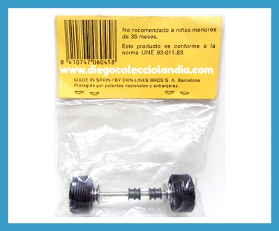 TREN RUEDAS DELANTERO AUDI QUATTRO DE SCALEXTRIC / EXIN REF / 6045 . BLISTER TOTALMENTE NUEVO SIN ABRIR .  www.diegocolecciolandia.com . Tienda Scalextric Madrid . Tienda Slot Madrid . Recambios, repuestos y accesorios Scalextric Exin .
