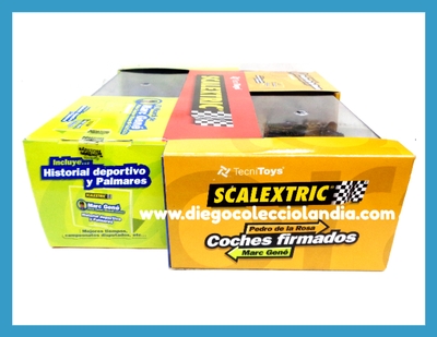 F1 ALTA COMPETICIÓN " PACK COCHES FIRMADOS PEDRO DE LA ROSA / MARC GENÉ " DE SCALEXTRIC REF / 6902 . TODOS LOS COCHES DE LA WEB, SON COMPATIBLES CON CIRCUITOS SCALEXTRIC, SUPERSLOT, NINCO Y CARRERA..... www.diegocolecciolandia.com . Tienda Scalextric Madrid España . Tienda Slot Madrid .  Scalextric Store Spain .