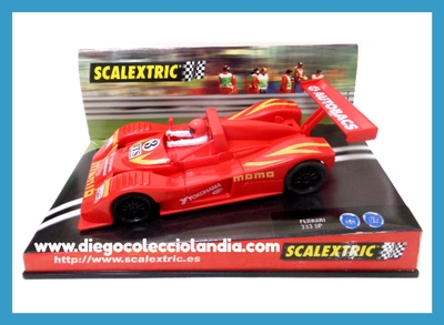FERRARI 333SP " MOMO " DE SCALEXTRIC REF / 6003 . TODOS LOS COCHES DE LA WEB, SON COMPATIBLES CON CIRCUITOS SCALEXTRIC, SUPERSLOT, NINCO Y CARRERA...  www.diegocolecciolandia.com  . Tienda Scalextric Madrid. Tienda Slot Madrid . Tienda Scalextric España . Tienda Slot España .